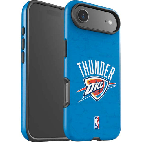 NBA OKC Thunder Distressed iPhone 17 Air Impact Case