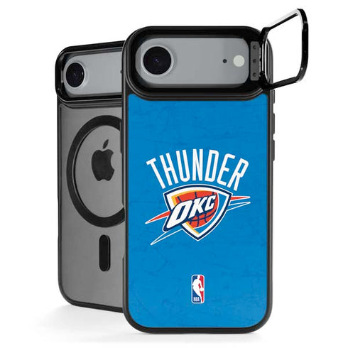 NBA OKC Thunder Distressed iPhone 17 Air Kickstand Case