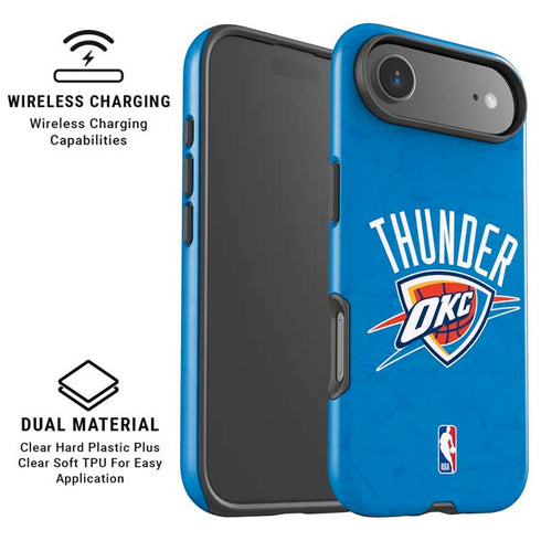 NBA OKC Thunder Distressed iPhone 17 Air Magsafe Impact Case