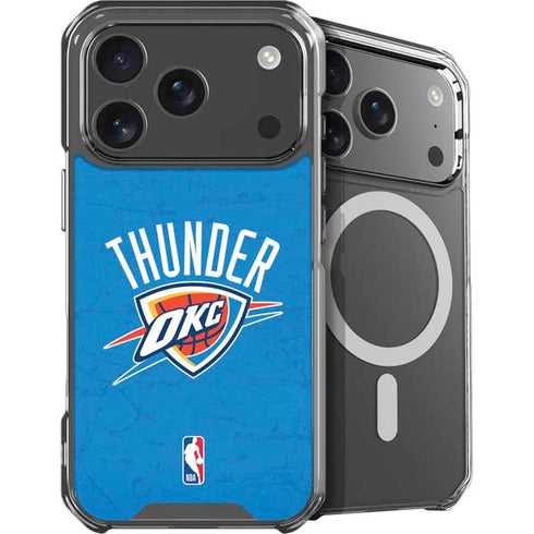 NBA OKC Thunder Distressed iPhone 17 Pro Max MagSafe Case