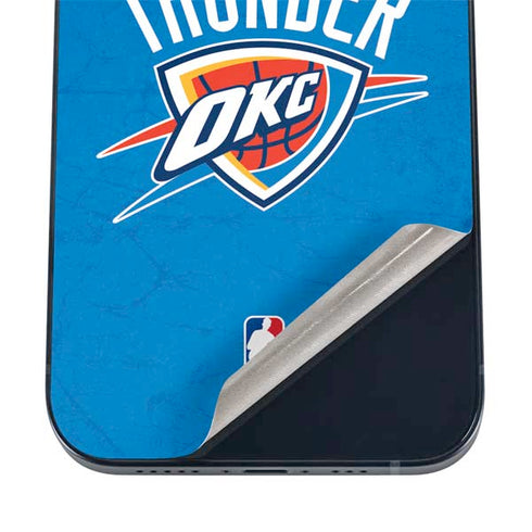 NBA OKC Thunder Distressed iPhone 17 Pro Skin
