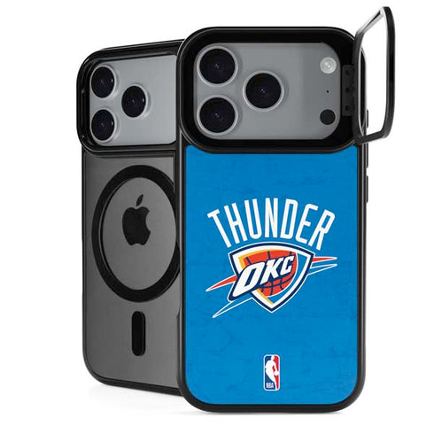 NBA OKC Thunder Distressed iPhone 18 Pro Kickstand Case