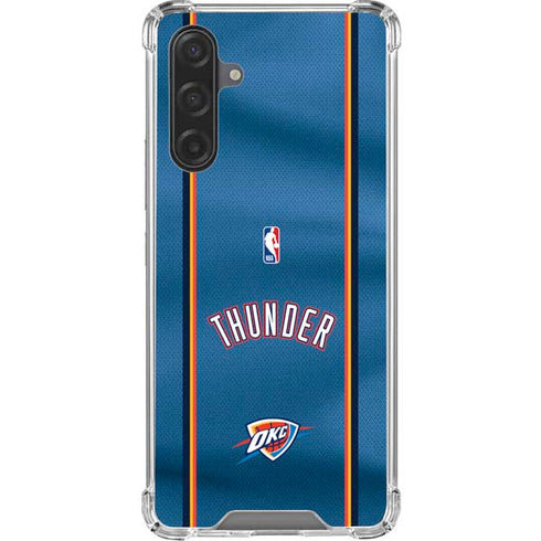 NBA Oklahoma City Thunder Jersey Galaxy A17 Clear Case