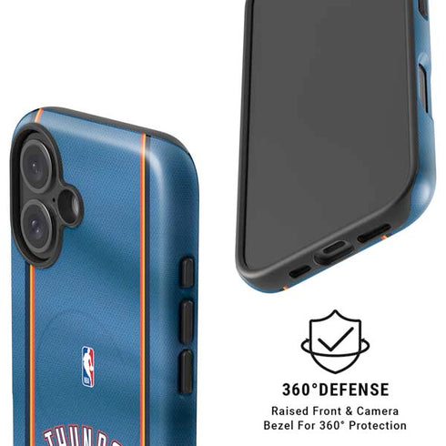 NBA Oklahoma City Thunder Jersey iPhone 16 Plus Magsafe Impact Case