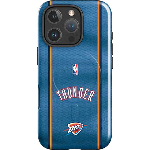 NBA Oklahoma City Thunder Jersey iPhone 16 Pro Max Magsafe Impact Case