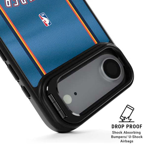 NBA Oklahoma City Thunder Jersey iPhone 17 Air Kickstand Case