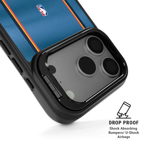 NBA Oklahoma City Thunder Jersey iPhone 17 Pro Max Kickstand Case
