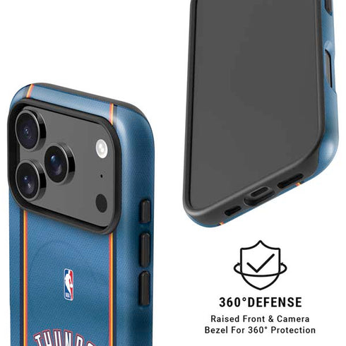 NBA Oklahoma City Thunder Jersey iPhone 17 Pro Max Magsafe Impact Case