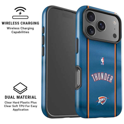 NBA Oklahoma City Thunder Jersey iPhone 17 Pro Max Magsafe Impact Case