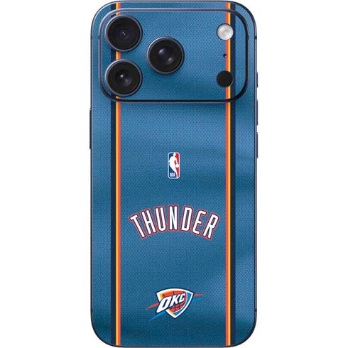 NBA Oklahoma City Thunder Jersey iPhone 17 Pro Max Skin