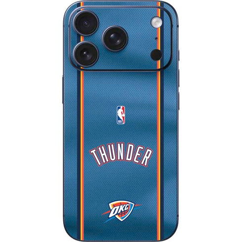 NBA Oklahoma City Thunder Jersey iPhone 17 Pro Skin
