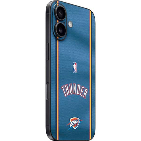 NBA Oklahoma City Thunder Jersey iPhone 17 Skin