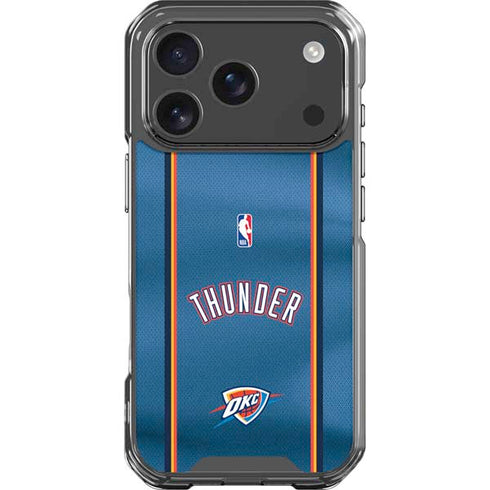 NBA Oklahoma City Thunder Jersey iPhone 18 Pro Clear Case
