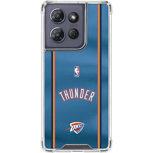 NBA Oklahoma City Thunder Jersey Moto G Stylus 5G (2025) Clear Case