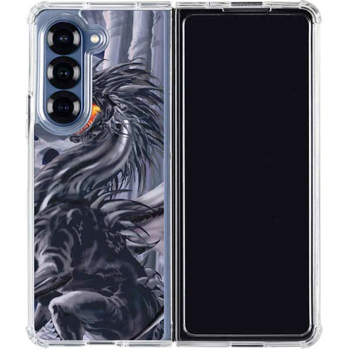 Thunderstrike by Ruth Thompson Galaxy Z Fold6 Clear Case