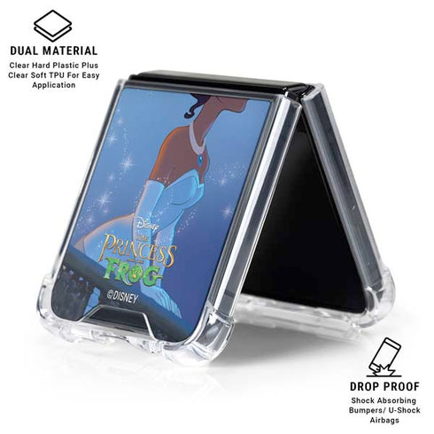 Disney Princess and The Frog Tiana’s Wish Galaxy Z Flip6 Clear Case