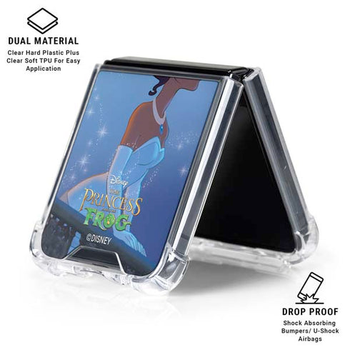 Disney Princess and The Frog Tiana’s Wish Galaxy Z Flip7 Clear Case