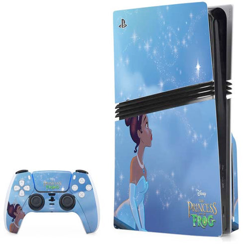 Disney Princess and The Frog Tiana’s Wish PS5 Pro Disk Bundle Skin