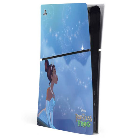 Disney Princess and The Frog Tiana’s Wish PS5 Slim Digital Edition Console Skin