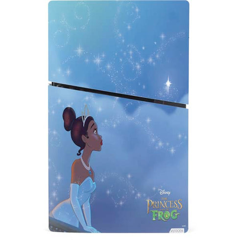Disney Princess and The Frog Tiana’s Wish PS5 Slim Digital Edition Console Skin