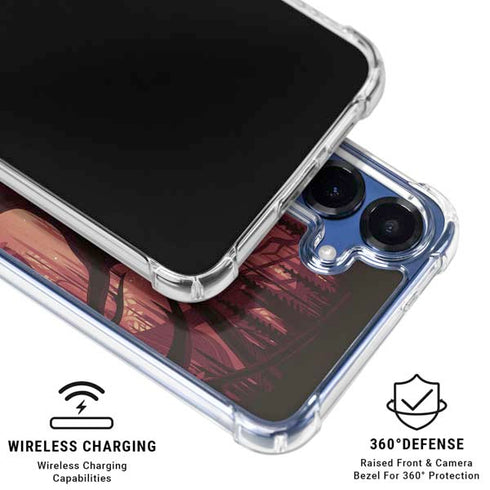 Disney Princess and The Frog Tiana and Dr. Facilier Galaxy S25 Plus Clear Case