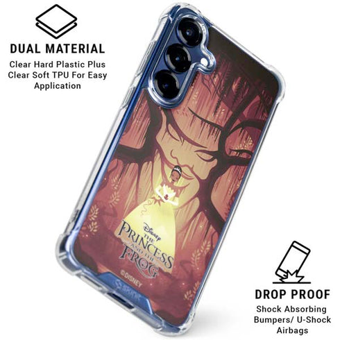 Disney Princess and The Frog Tiana and Dr. Facilier Galaxy S25 Plus Clear Case