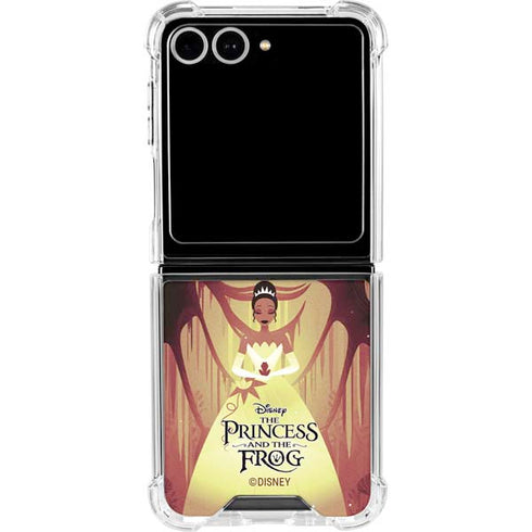 Disney Princess and The Frog Tiana and Dr. Facilier Galaxy Z Flip7 Clear Case
