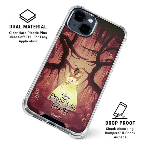 Disney Princess and The Frog Tiana and Dr. Facilier iPhone 15 Clear Case