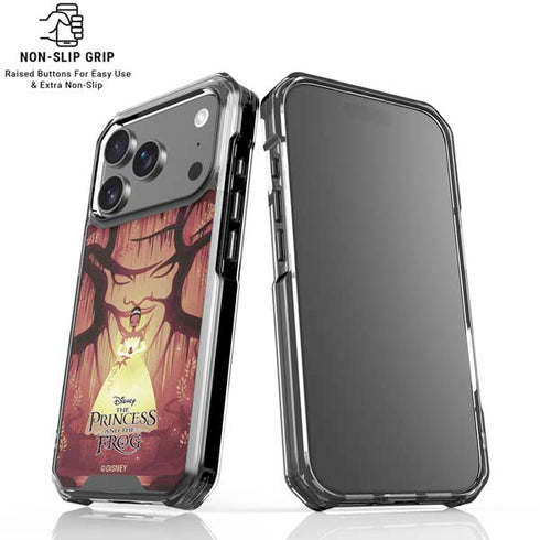 Disney Princess and The Frog Tiana and Dr. Facilier iPhone 18 Pro Clear Case