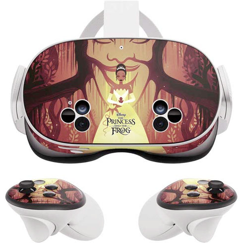 Disney Princess and The Frog Tiana and Dr. Facilier Meta Quest 3S Skin