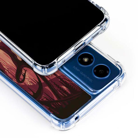 Disney Princess and The Frog Tiana and Dr. Facilier Moto G 5G (2024) Clear Case