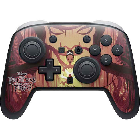 Disney Princess and The Frog Tiana and Dr. Facilier Nintendo Switch 2 (2025) Pro Controller Skin