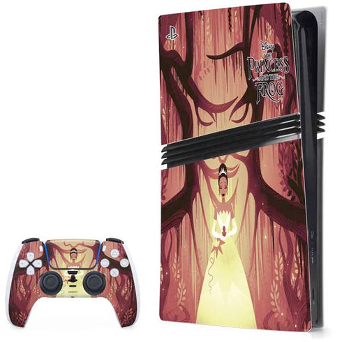 Disney Princess and The Frog Tiana and Dr. Facilier PS5 Pro Bundle Skin
