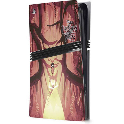 Disney Princess and The Frog Tiana and Dr. Facilier PS5 Pro Console Skin