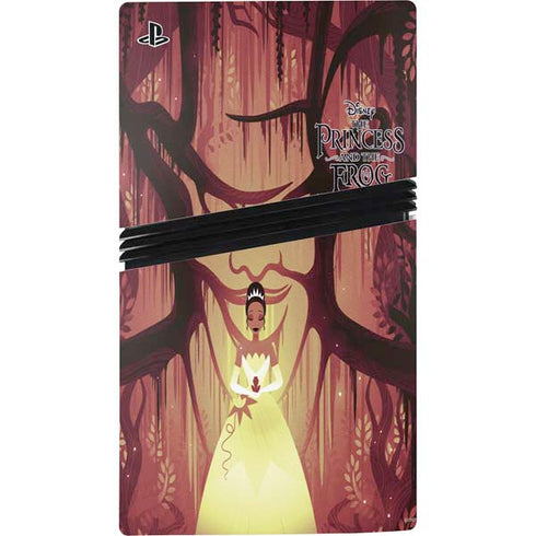 Disney Princess and The Frog Tiana and Dr. Facilier PS5 Pro Console Skin