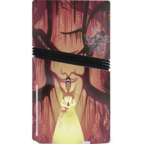 Disney Princess and The Frog Tiana and Dr. Facilier PS5 Pro Disk Console Skin