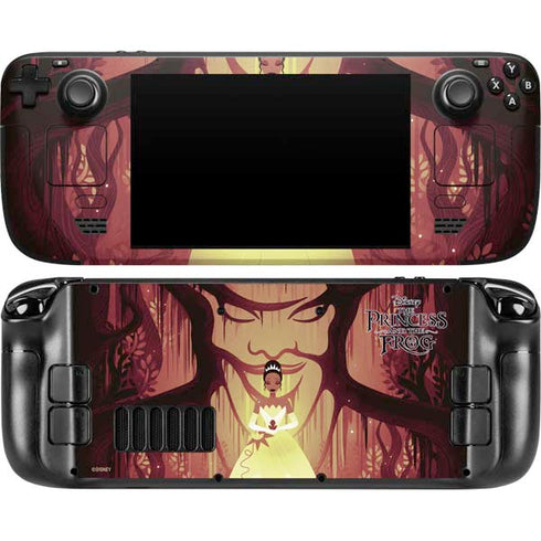 Disney Princess and The Frog Tiana and Dr. Facilier Steam Deck Handheld Gaming Computer Skin