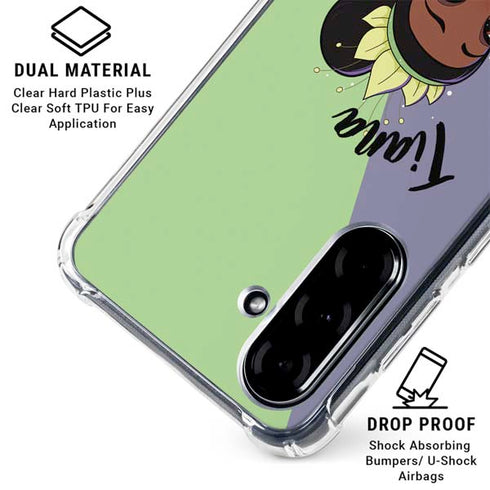 Disney Princess Tiana Art Galaxy A36 5G Clear Case