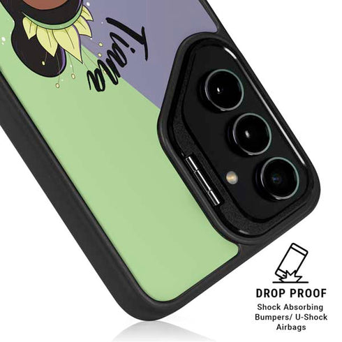 Disney Princess Tiana Art Galaxy S25 Kickstand Case