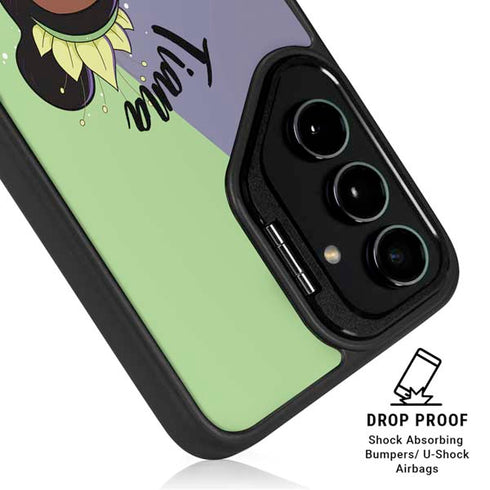 Disney Princess Tiana Art Galaxy S25 Ultra Kickstand Case
