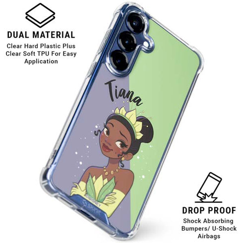Disney Princess Tiana Art Galaxy S25 Plus Clear Case
