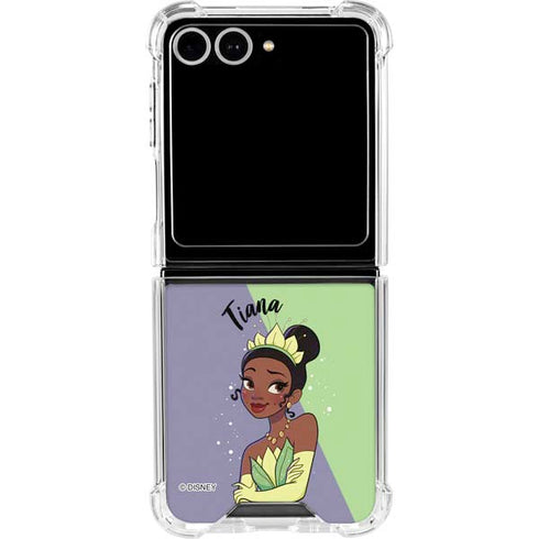 Disney Princess Tiana Art Galaxy Z Flip7 Clear Case