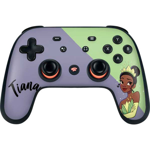 Disney Princess Tiana Art Google Stadia Controller Skin