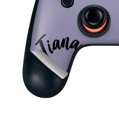 Disney Princess Tiana Art Google Stadia Controller Skin