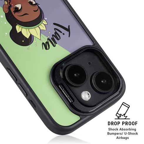 Disney Princess Tiana Art iPhone 14 Plus Kickstand Case
