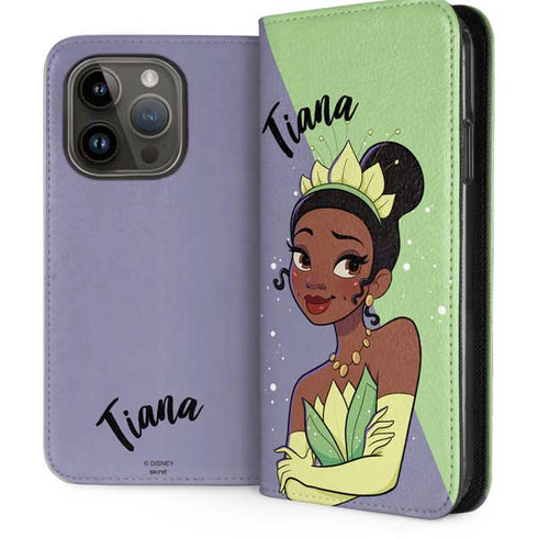 Disney Princess Tiana Art iPhone 15 Pro Folio Case