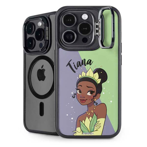 Disney Princess Tiana Art iPhone 15 Pro Max Kickstand Case