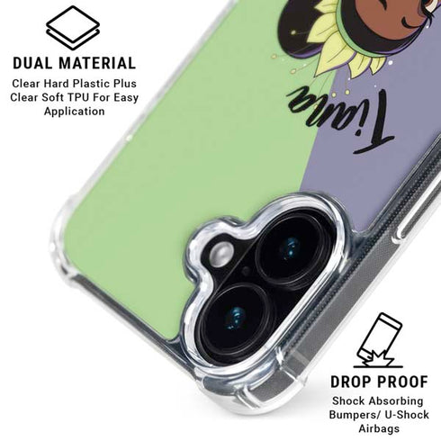 Disney Princess Tiana Art iPhone 16 Clear Case