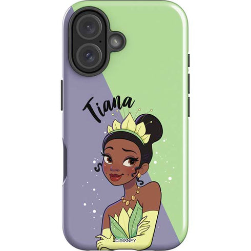 Disney Princess Tiana Art iPhone 16 Plus Impact Case