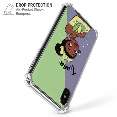 Disney Princess Tiana Art iPhone X/XS Clear Case